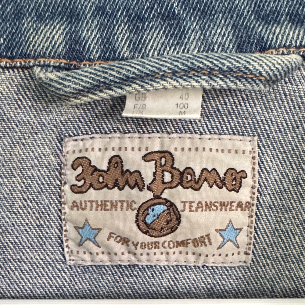 Vintage-Style Blue Denim Jean Jacket - Picture 2 of 3